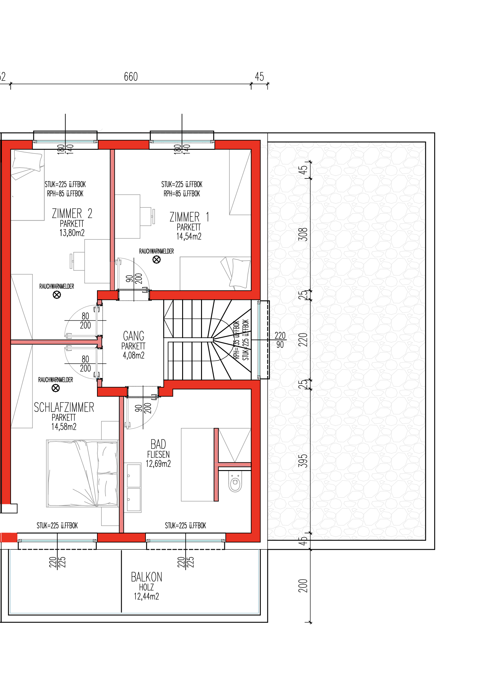 PENNEWANG -  LETZTE EINHEIT ! - 117 m2 Edle Doppelhaushälfte mit Garten und Pool - Top 1