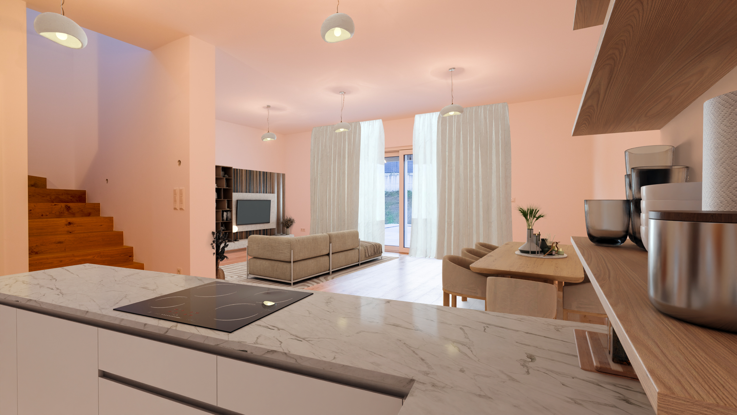 PENNEWANG -  116 m2 Edle Doppelhaushälfte mit Pool - Top 2