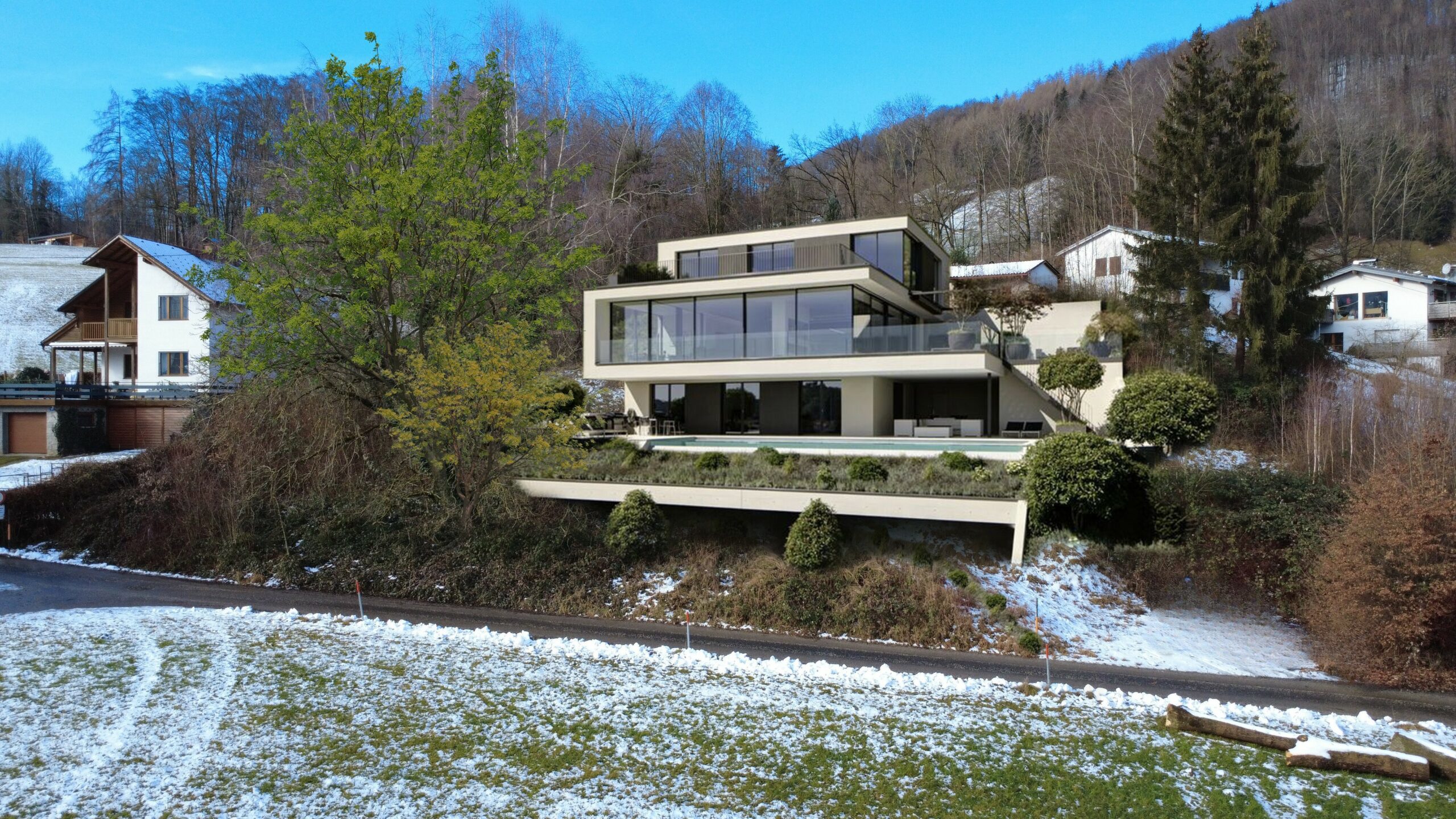 ALTMÜNSTER - Exklusives Grundstück mit unverbaubarem Blick auf den Traunsee und Traunstein