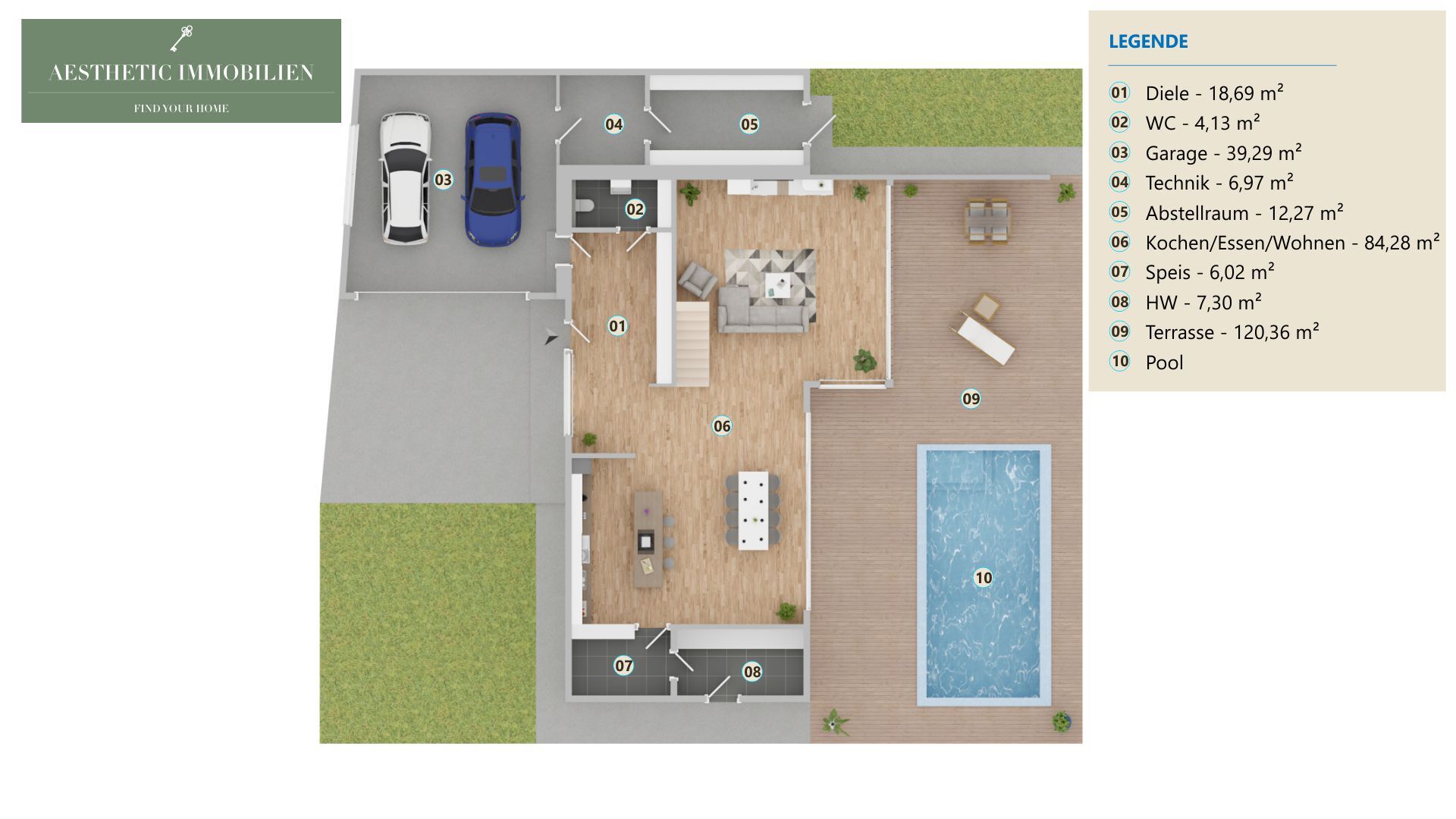 ANSFELDEN / FLECKENDORF - Exklusives Wohnen direkt beim Golfplatz