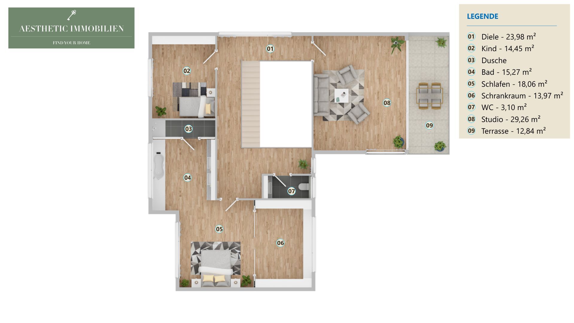 ANSFELDEN / FLECKENDORF - Exklusives Wohnen direkt beim Golfplatz