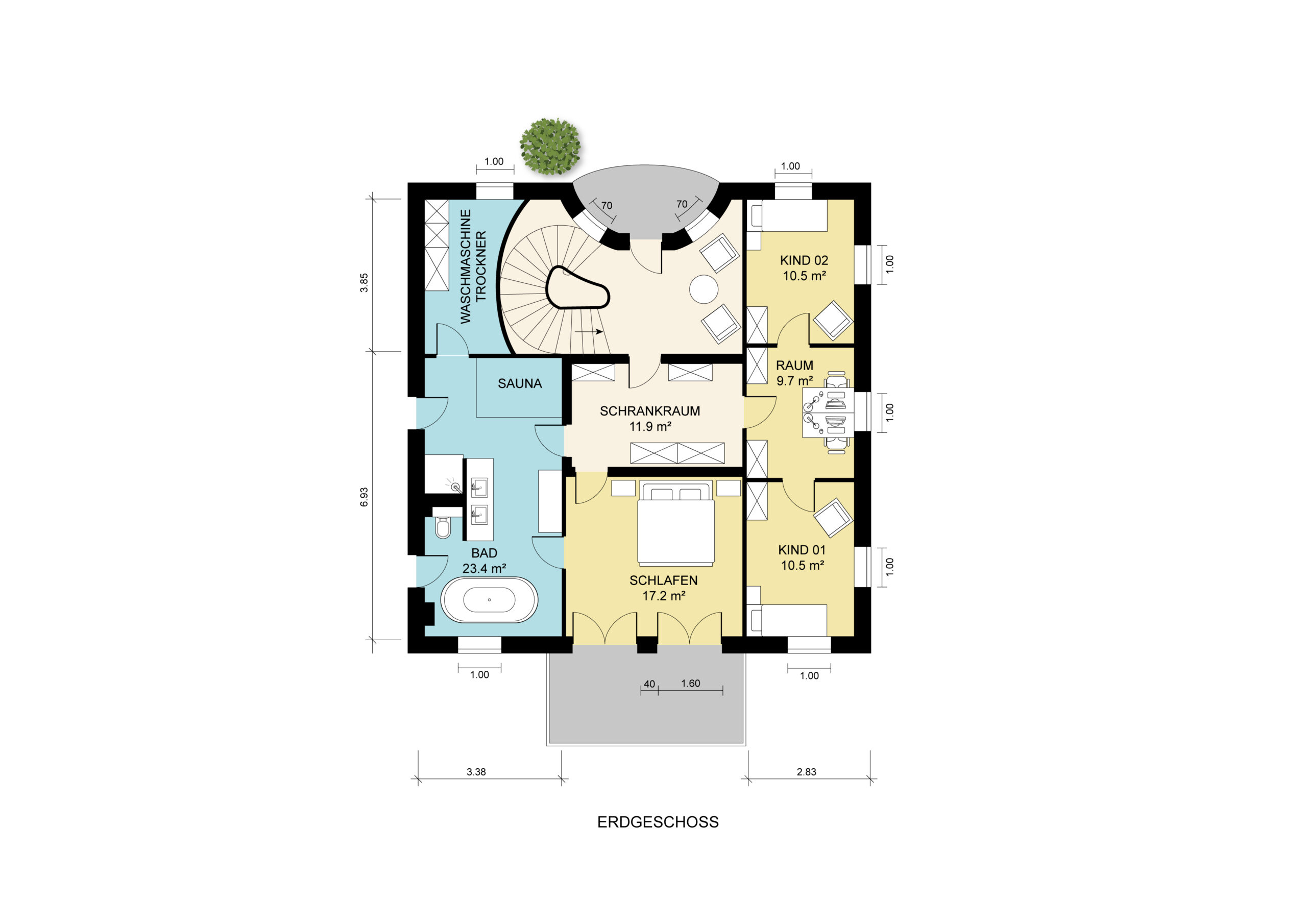 STEINERKIRCHEN a.d. TRAUN - Repräsentative Neubauvilla in Jugenstiloptik