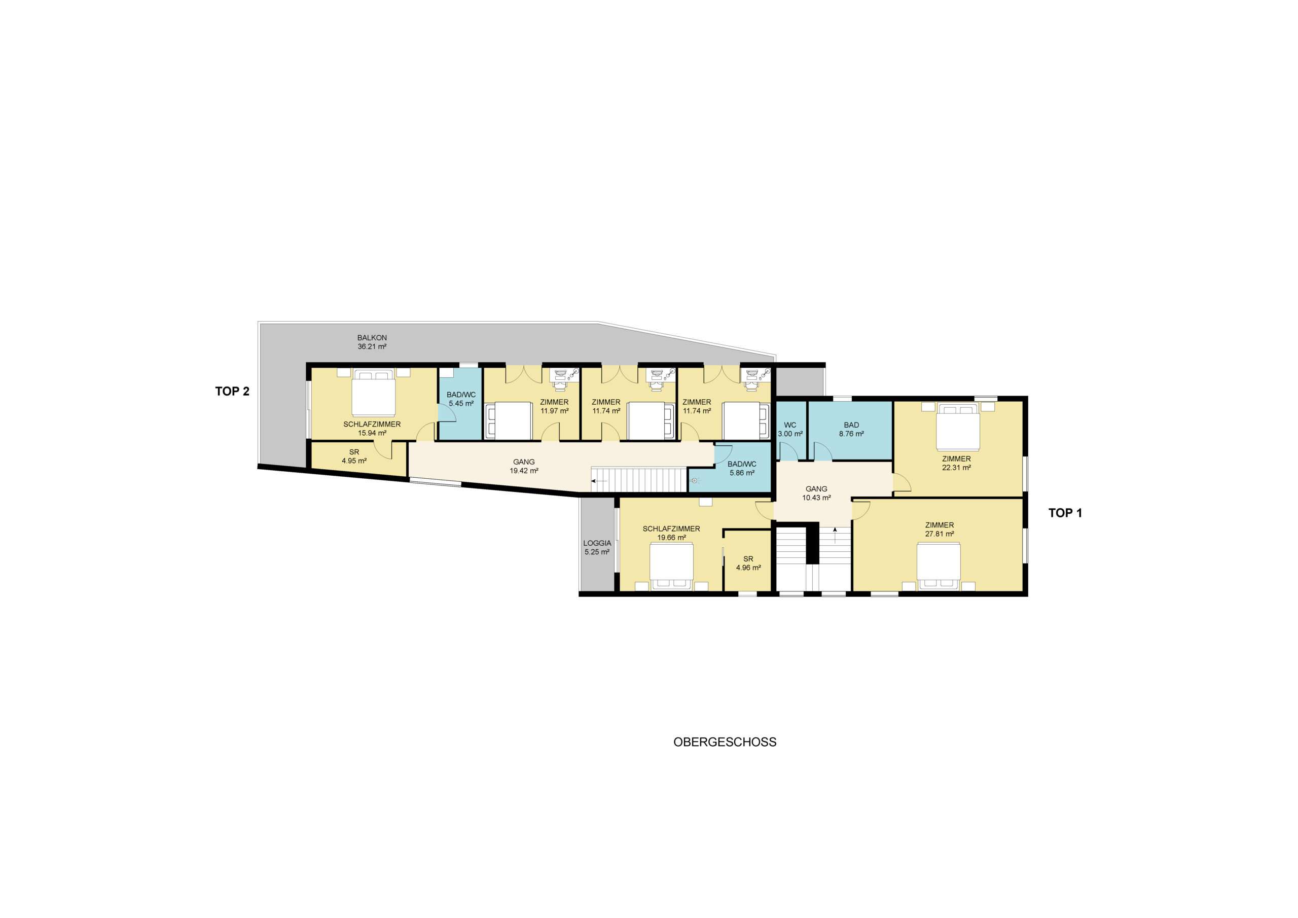 LEONDING - 200 m2 Edles Doppelhaus + Keller in Ruhelage - Top 1