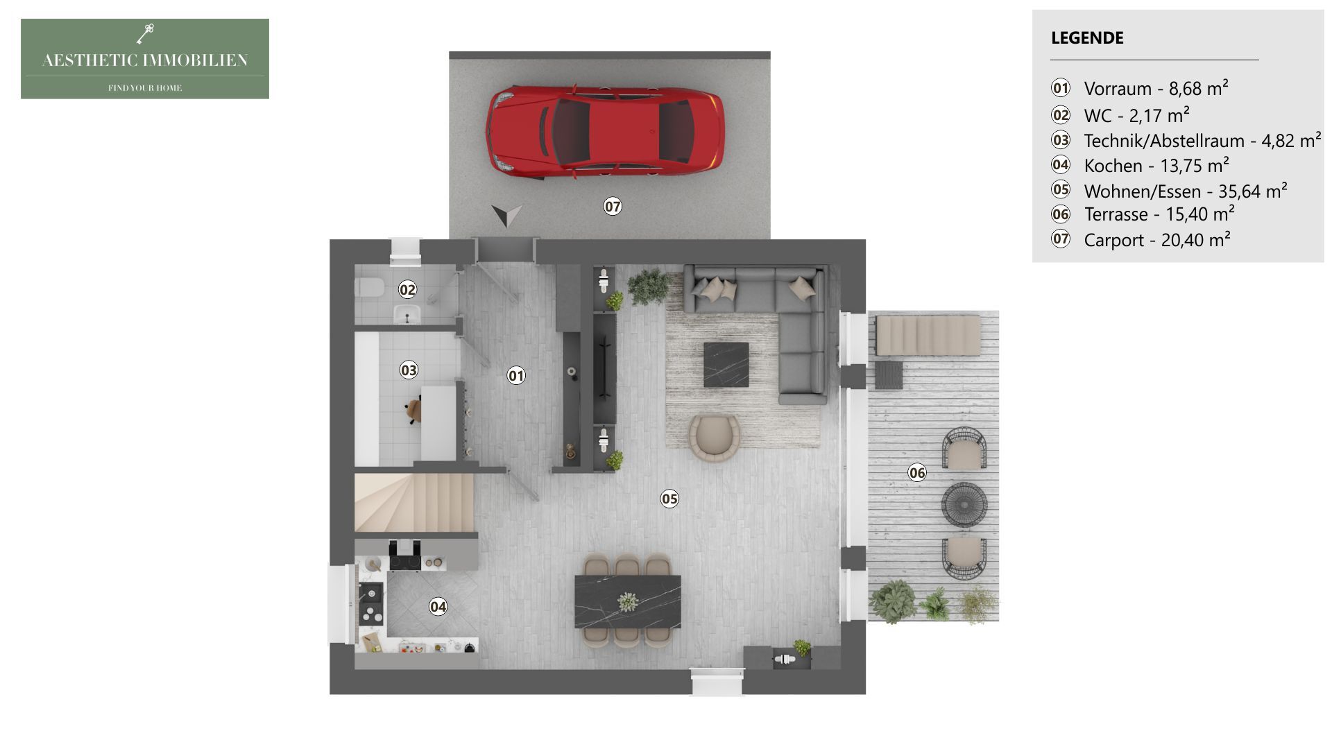 ANDORF - Charmantes Neubau - Einzelhaus - BAUSTART ERFOLGT - BEZUGSFERTIG FRÜHJAHR 2026