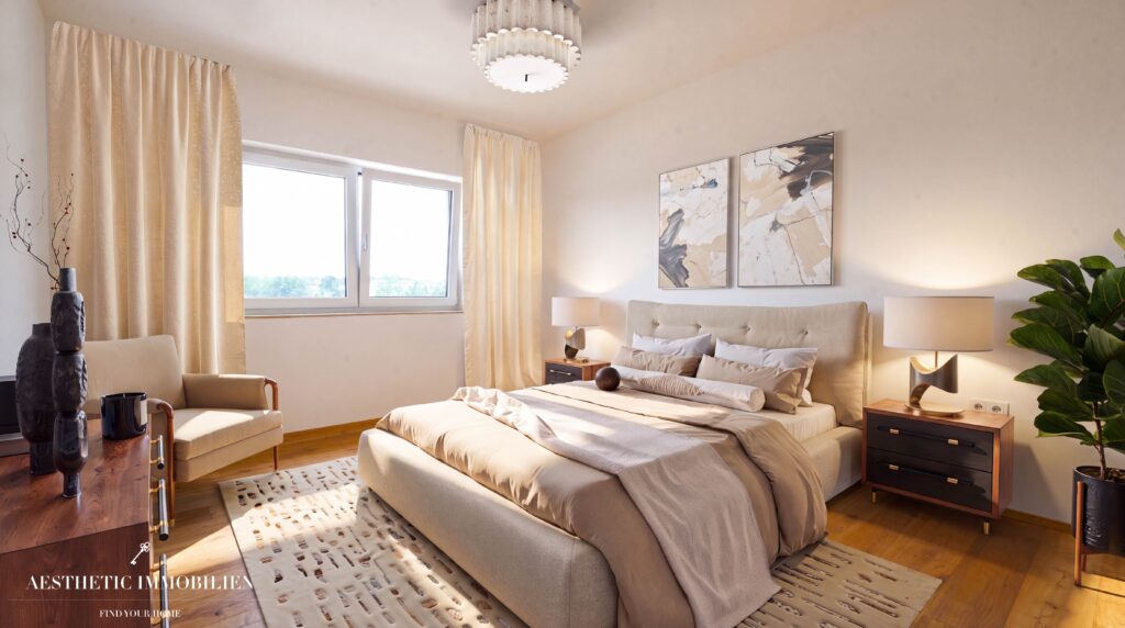Schlafzimmer Visualisierung/Einrichtungsbeispiel