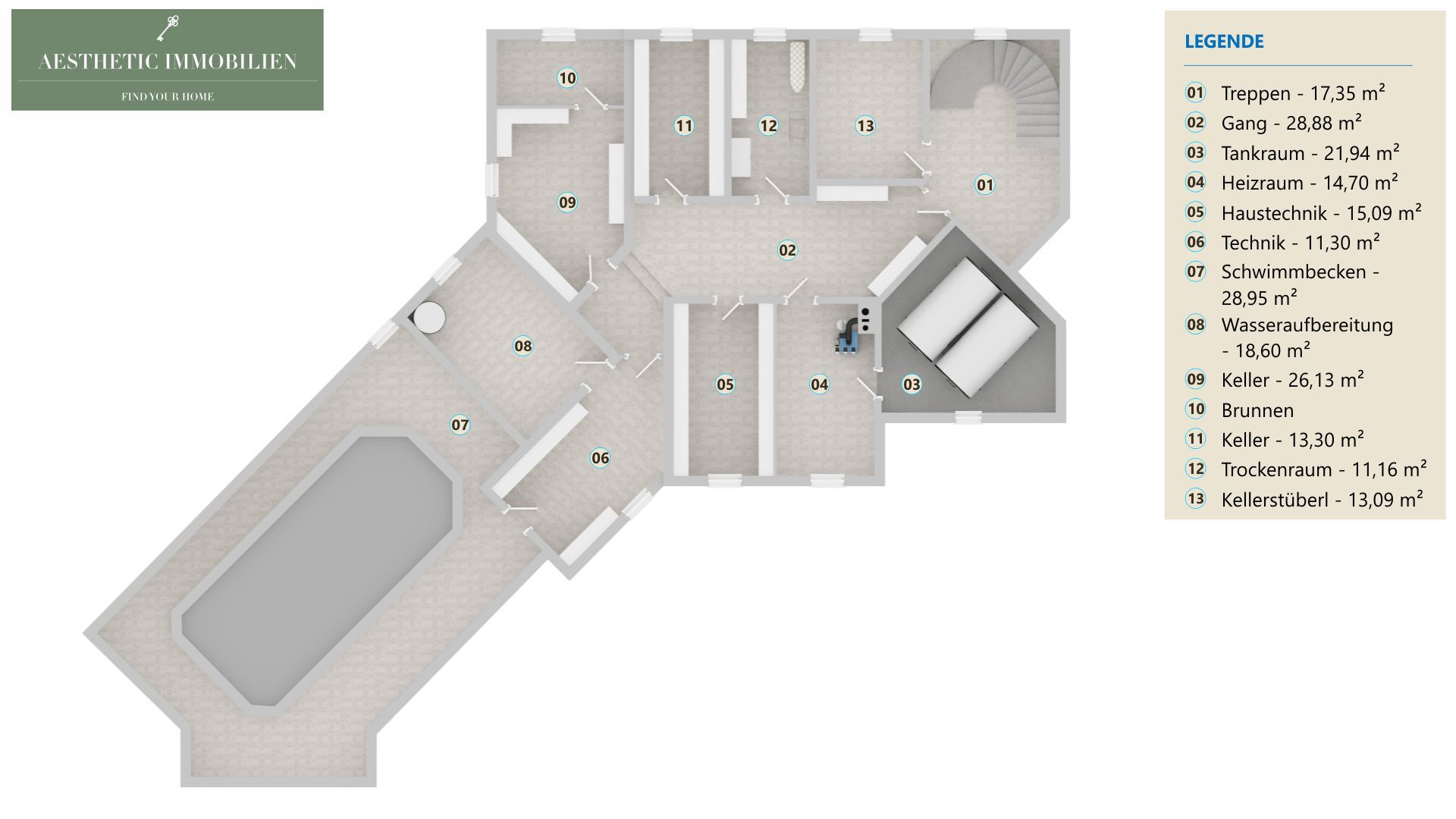 ALLHAMING - Traumvilla inklusive Home-Spa in erstklassiger Lage