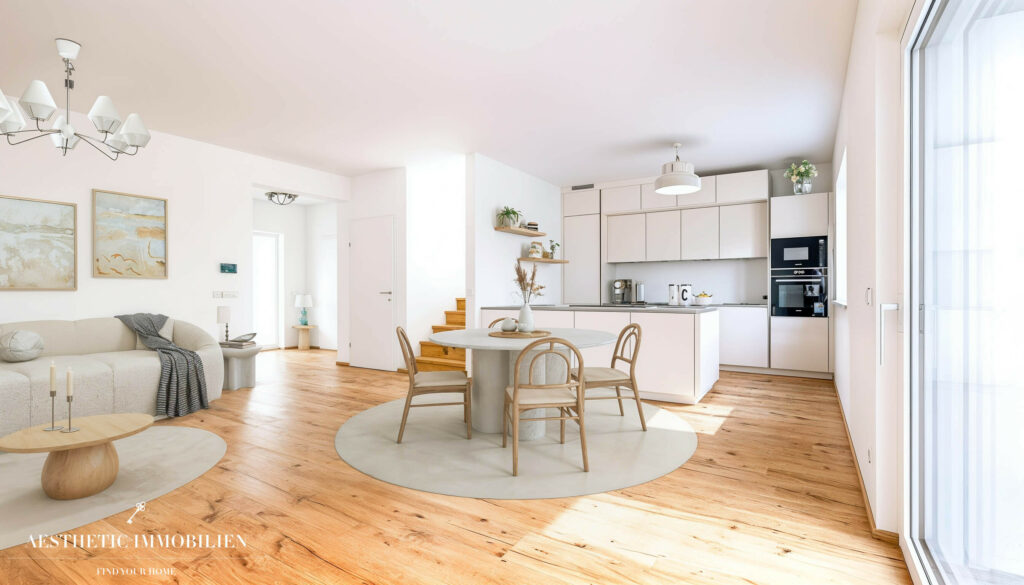 Wohn-Essbereich Beispiel Staging-Visualisierung