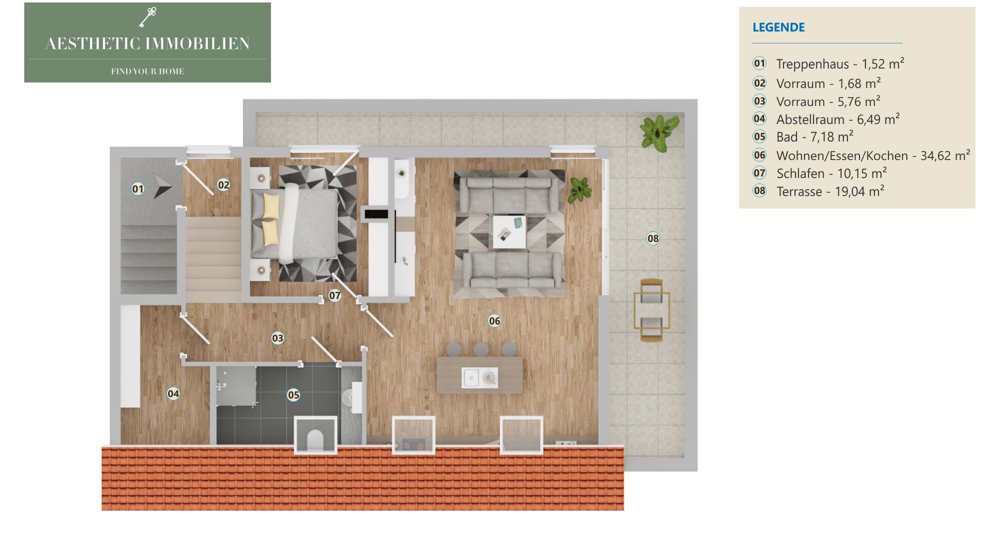 ANSFELDEN - attraktive Penthousewohnung