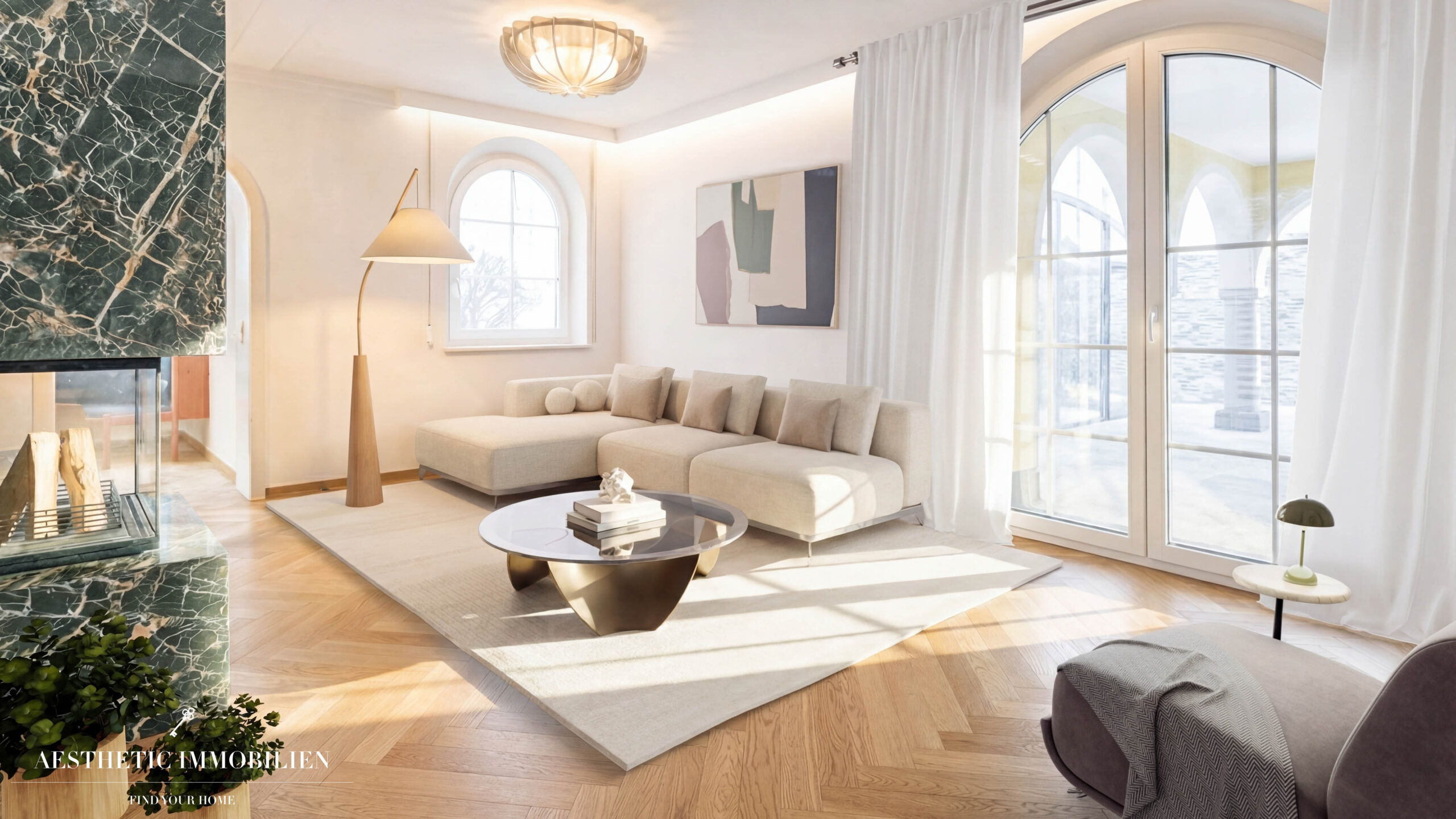 MARCHTRENK - Außergewöhnliche sanierte Villa mit 370 m2 -  50 KW Speicher Photovoltaik + Wärmepumpe sehr niedrige BK !