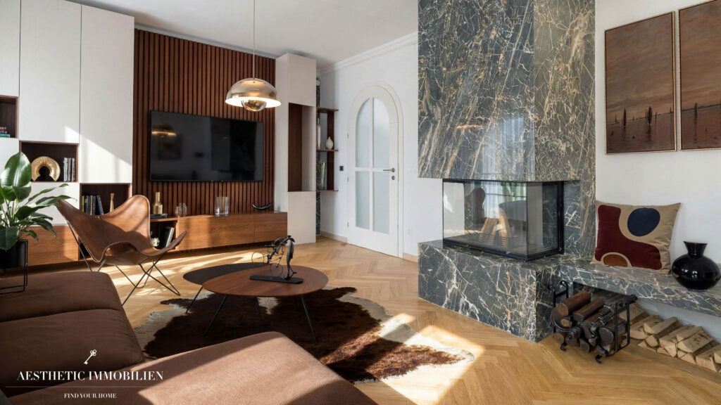 Wohnzimmer EG Einrichtungsbeispiel/Visualisierung