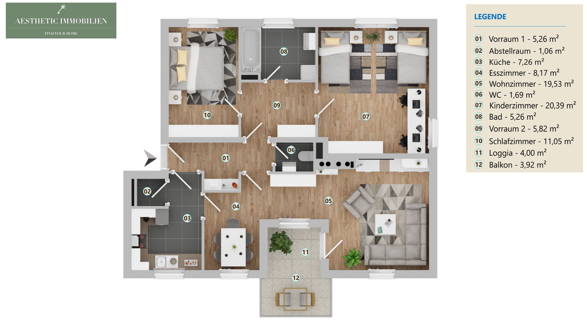 PUCKING - Moderne Eigentumswohnung