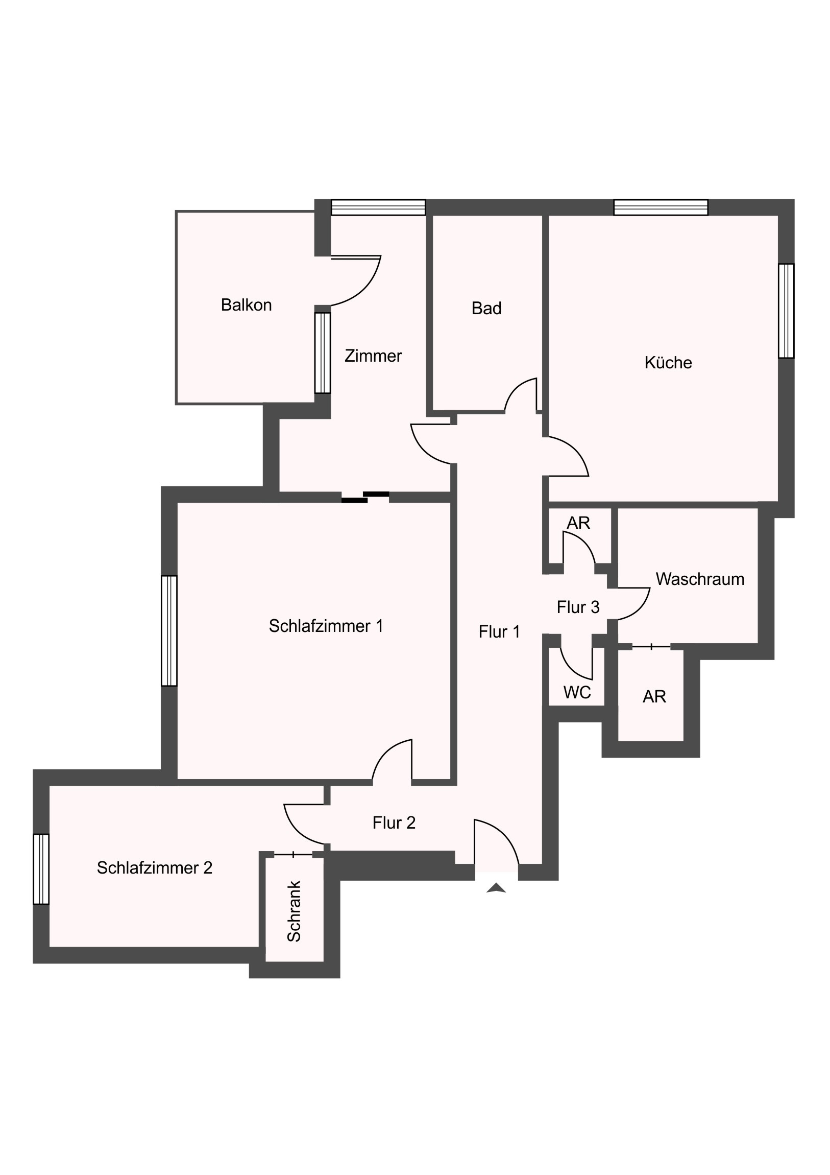 LINZ STADT - Schöne, kernsanierte 3,5-Zimmer-Wohnung mit Balkon