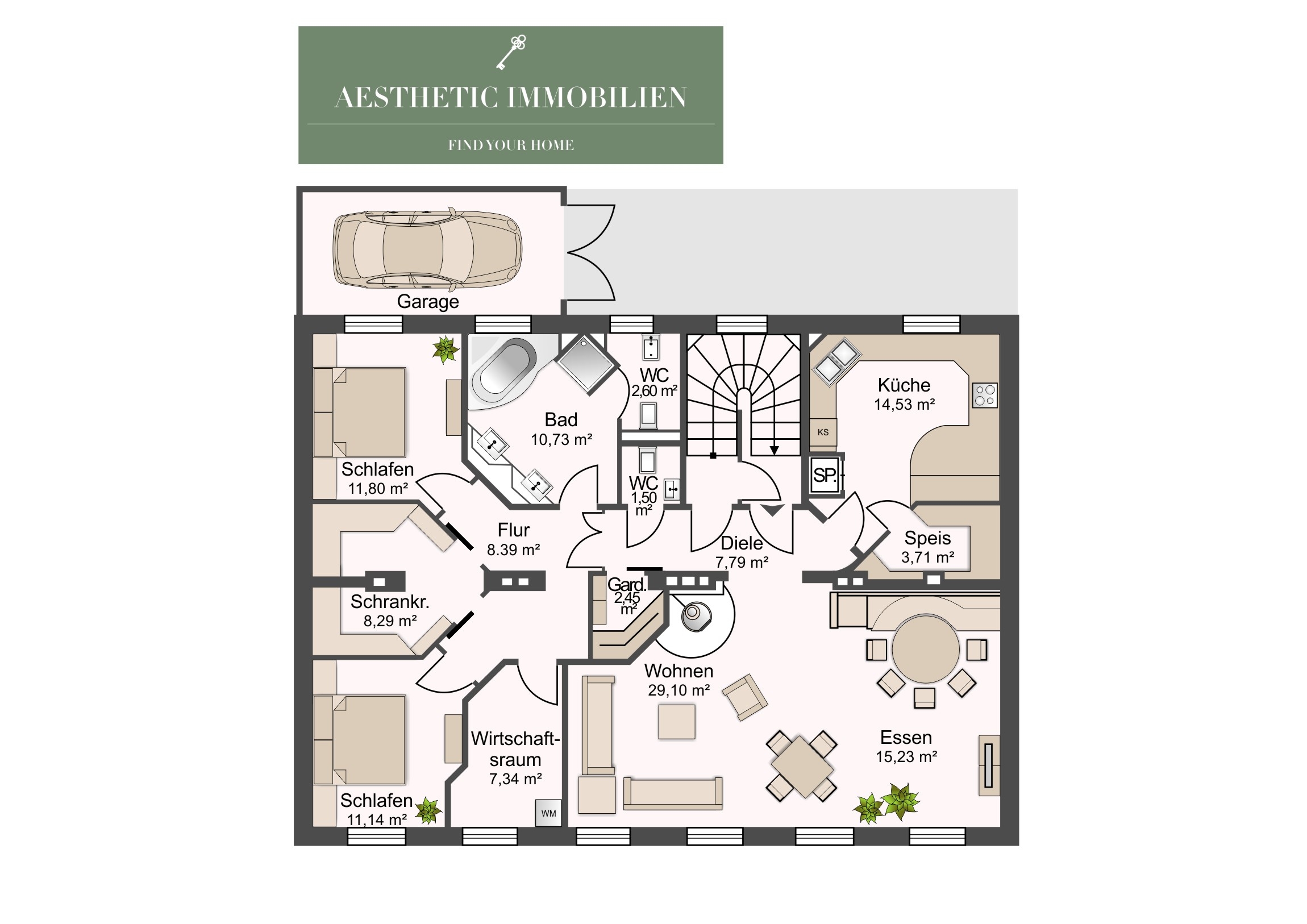 LINZ/URFAHR - Beeindruckende 305 m2 für 695.000 Euro ! - Exquisites Penthouse mit Charakter