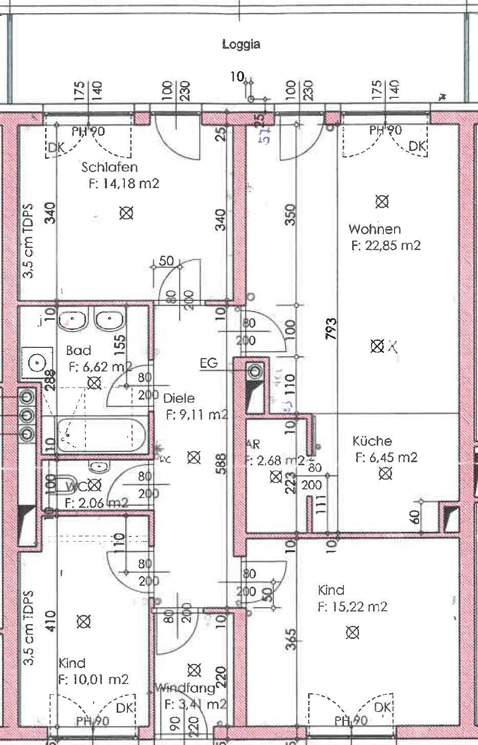 LINZ - Moderne 4-Zimmer-Wohnung inkl. Loggia & Tiefgarage